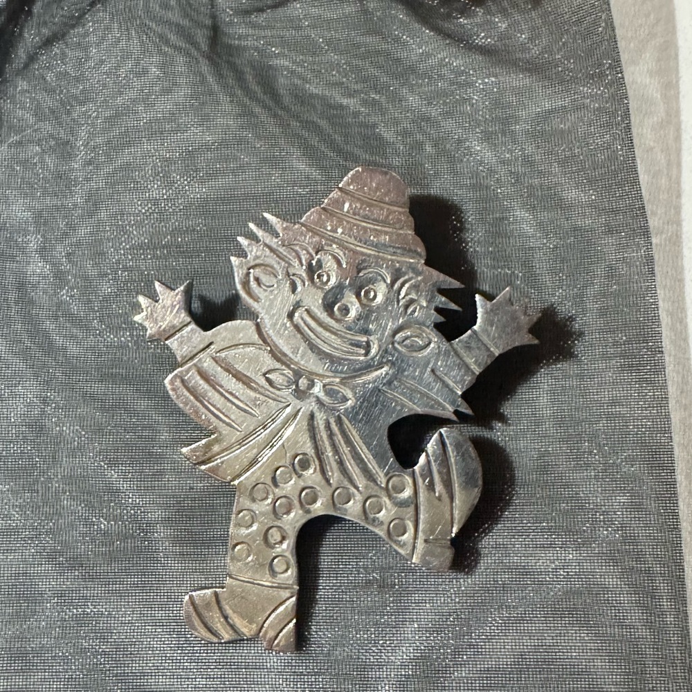 Rare Taxco Mexico 925 circus Clown Brooch 🤡 🎪